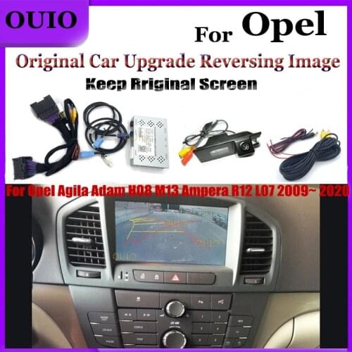 HD Reverse Camera Kit For OPEL 2016 2017 2018 2019 2020 Rear Backup Parking Camera Decoder Update Original Screen