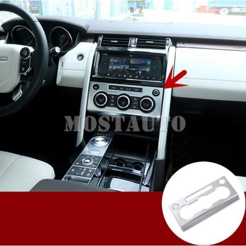 For Land Rover Discovery 5 L462 Inner Console Air Condition Button Cover 2017-2018 1pcs Car Accessories Interior Car Decor