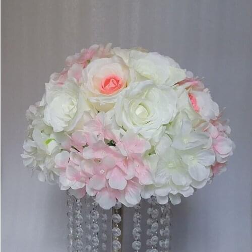 High quality artificial flower ball wedding decoration centerpiece backdrop wedding table centerpiece flower ball