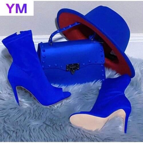 6 Colours Lady Solid Casual Summer Cool Boots Women Ankle Boots 2021 Autumn Spring New Fashion Zip Mouth Sandasl Thin Heel 36-43