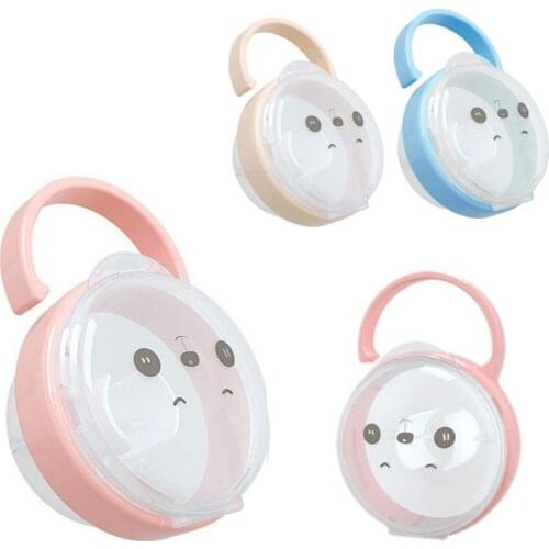1 Pcs Baby Dust Cover Portable Pacifier Storage Box Tooth Gel Box Store Babys Pacifier And Molar Rubber Travel Storage