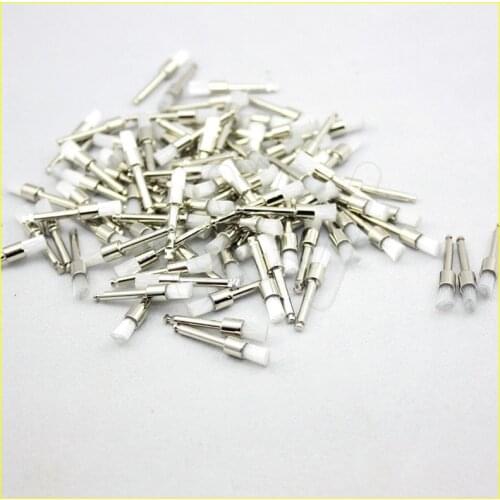 100pcs Professional Dental lab Polishing Products Nylon latch flat Polisher Brush Prophy Brushes