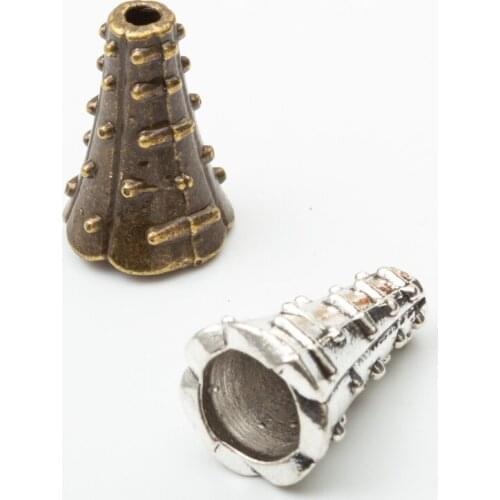 14pcs Tassel Bead Cap Vintage zinc alloy metal pendant charms for diy jewelry making 5650