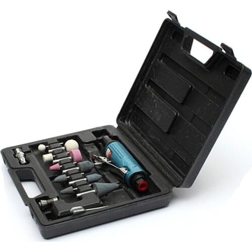 14 Pieces Air Compressor Die Grinder Grinding Polish Stone Kit 1/4 Air Grinder Mill Engraving Tools Kits Pneumatic Tools
