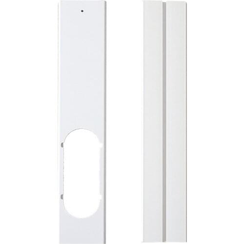 2PCS Air Conditioner Window Sealing Plate,Portable Air Conditioner Window Vent Kit, Adjustable Length Portable Ac Vent