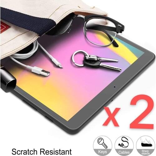 2Pcs Tablet Tempered Glass Screen Protector Cover for Samsung Galaxy Tab A 10.1 2019 T510 T515 HD Eye Protection Tempered Film