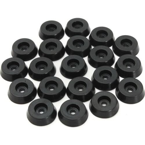 40Pcs/Set Automobile Shock 18x15x5mm Rubber Table Chair Furniture Feet Leg Pads Tile Floor Protectors For Auto Car Shocker