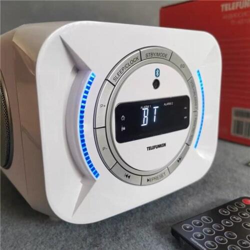 Home Theater 60W Wired Subwoofer Bluetooth Speaker Box HiFi Stereo Surround Music Center TV Echo Wall Soundbar LED Clock Boombox