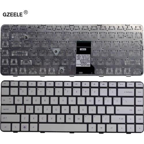 GZEELE Hot selling!Brand New Replacement English Laptop Keyboard for HP DM4 DM4-1000 DV5-2000 DM4-2000 US Layout no frame white