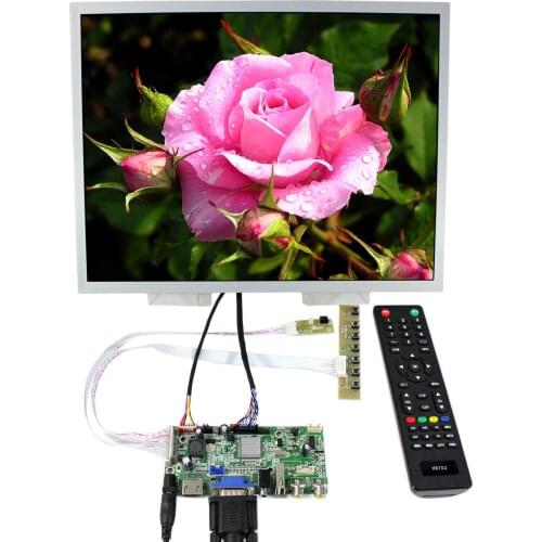 HD MI VGA 2AV USB Audio LCD Driver Board 15inch LQ150X1LG96 1024x768 LCD Display