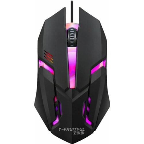 CARPRIE Gaming Mouse LED Wired Mouse Ergonomics 1000 DPI 3 Buttons Mice Computer Mouse Gamer For Laptop PC Games In stock