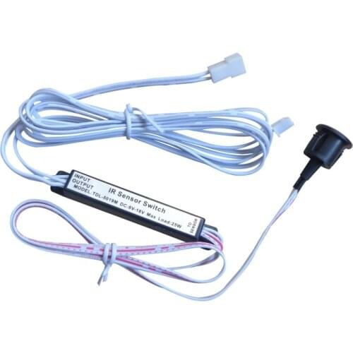 IR infrared Hand Wave Sensor Switch Interrupteur 5A Hand Sweep 10cm Sense Distance cabinet wardrobe light Automatic switch