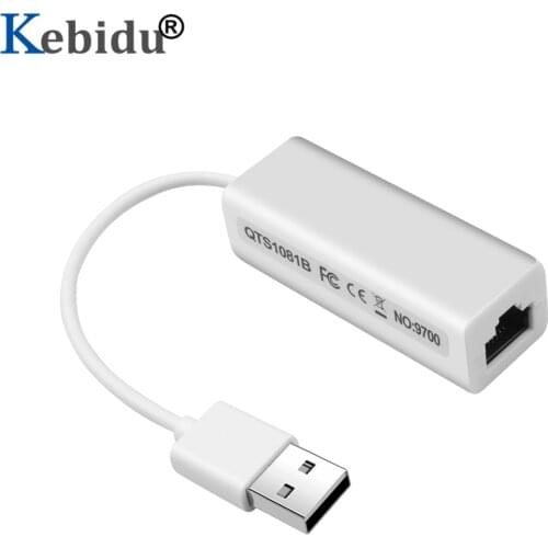 Kebidu USB to RJ45 Lan Adapter network Card RD9700 High Speed For Mac OS Android Tablet PC Laptop Windows XP 7 Promotional