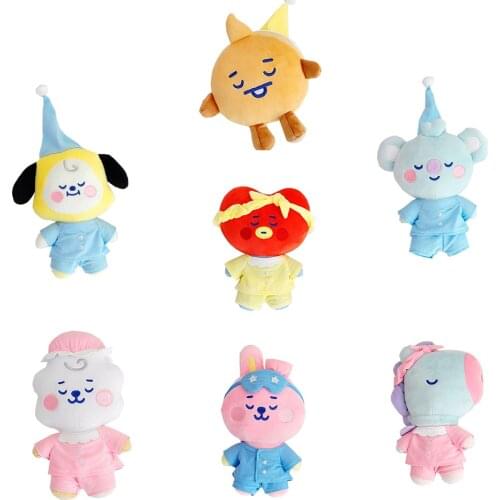Kpop anime peripheral kawaii plush toys dream baby series pajamas stuffed soft dolls pendant animal exquisite gift for girl