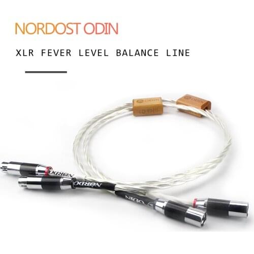 The highest reference interconnects the audio cable with balanced XLR carbon fiber internal thread to the Hi-Fi male cable