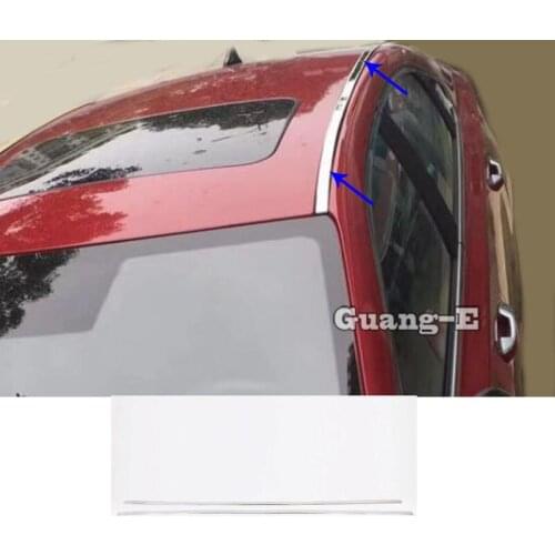 Car Styling Sticker Side Cover Sticker Roof Trim Frame Decoration Head 2pcs For Kia K3 Forte Cerato 2019 2020