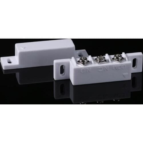 NC NO Magnetic Contact Switch Door Sensor Wired Metal Roller Shutter Door Home Alarm System PXPA