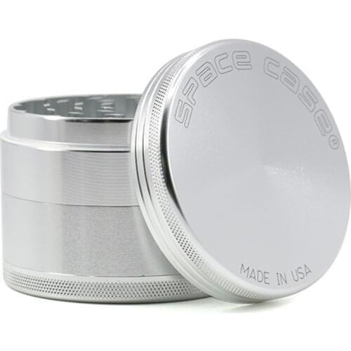 New 4-layer 63mm crusher Aluminum Herbal Herb Tobacco Grinder Spice herb cannabis spice Smoke Grinders pipe Accessories