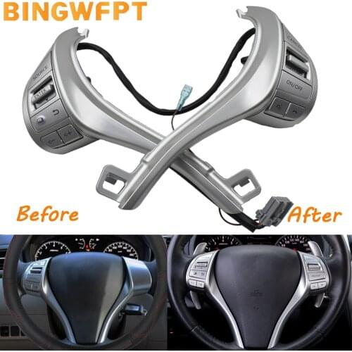 Steering Wheel Audio Control Switch For Nissan Altima 2013 2014 2015 25550-3TA3A 48430-3TA1B