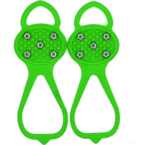 Durable Anti-Slip Gripper Spikes Anti-slip Nails Suitable For All Type Of Shoes 1 Pair Ice Crampons Cleats Good Elasticity