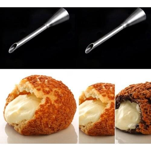 2021 1PCS Piping Bag Nozzles Set Stainless Steel DIY Cupcake Decorating Tips Puff Cream Pastry Piping Nozzle Kitchen Baking Tool