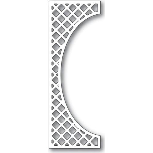 Picket Tall Curve Border Metal Cutting Dies New Diy Emboss Stencil Scrapbooking Dies For Card Making 2021