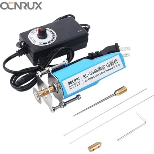 Relife RL-056B 2 in 1 LCD Screen Glue Remover and Cutter for LCD OLED Screen Glue Remover Phone Screen Cutting Machine