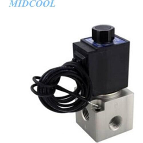 Solenoid Valve Vacuum 3V3 Series 3V3-08 220V 110V 24V 12V 3 port 2 position Grommet type