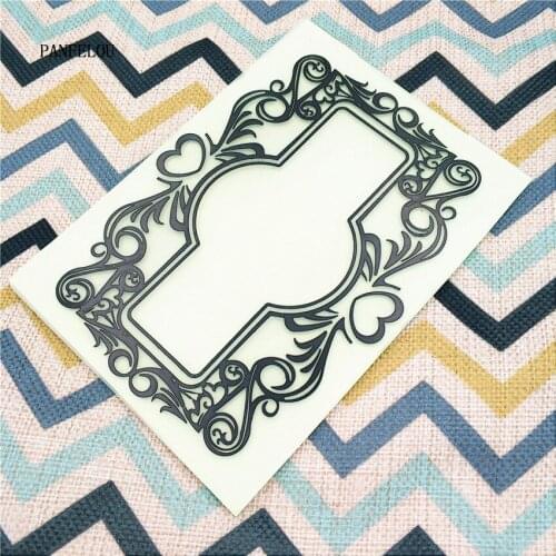 Magic Photo Frame Embossing Folders Plastic For Scrapbooking DIY Template Fondant Cake Photo Album Easter Card MakingHalloween