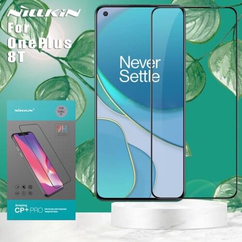 Nillkin for Oneplus 8T Glass CP+Pro Full Cover Tempered Glass 2.5D Ultra-Thin Screen Protector for Oneplus 8T Plus 8 Pro Glass