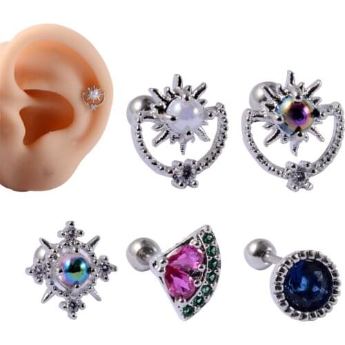 1PC Mini Ear Piercing Cartilage Helix Cartilage Earring Tiny Tragus Helix Tragus Earring Piercing Jewellery
