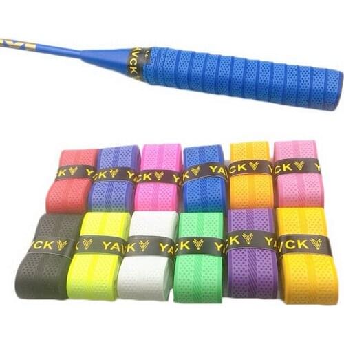 10Pcs Anti-slip Badminton Grips Tapes Tennis Overgrips Sweatbands Winding For Fishing Rod Racket Bicycle Handle Over Grip Bands