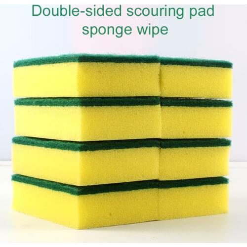 20pcs Double-sided Sponge Kitchen Cleaning Tools Nano Clean Rub Pot Rust Focal Stains Sponge Removing Kit For Kitchen Bathroom