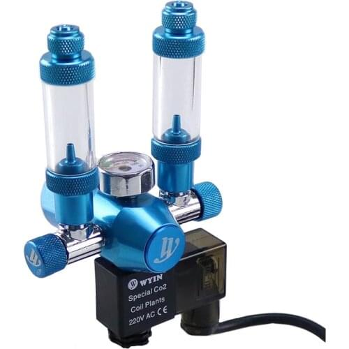 Aquarium CO2 Regulator with Check magneticSolenoidValve Carbon dioxide pressure-reducing valve W01-06