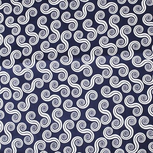 BZ74 100*125cm The New White S Blue Fabric Chinese Style Cotton Fabric For Home Decoration Fabric For Dress Sewing DIY Material