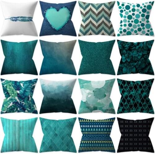 Geometric Nordic Cushion Cover Throw Pillow Cover Cushion Case Sofa Bed Decorative Green Pillow 45cmx45cm Living Room Home Decor