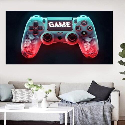 Art rendering Gamepad Picture Printing Wall Painting Poster Modern Home Children Room Living Room Wall Decoration Game Poster