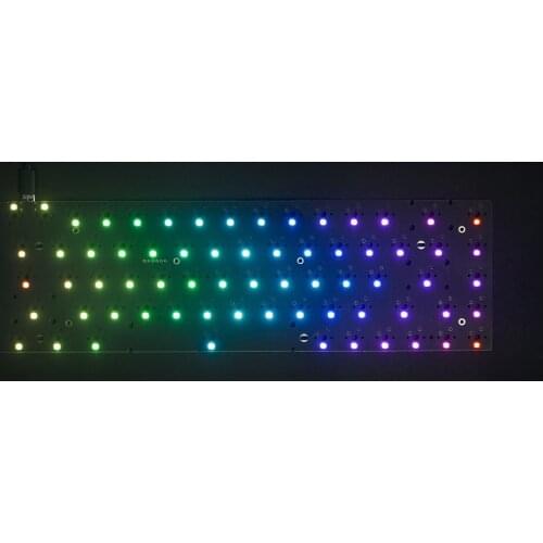 KBDFANS DZ65 RGB Hot swap PCB 68 keys mechanical keyboard PCB QMK