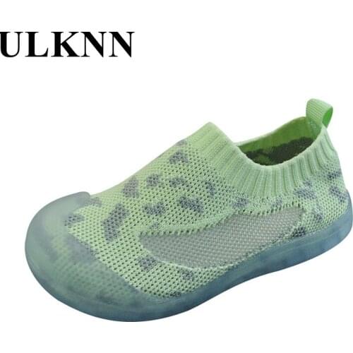ULKNN Kids Shoes For Toddlers Summer Children Pink Casual Soft Mesh Outdoor Slip-On Shoes Girls Freen Breathable Male Sneakers