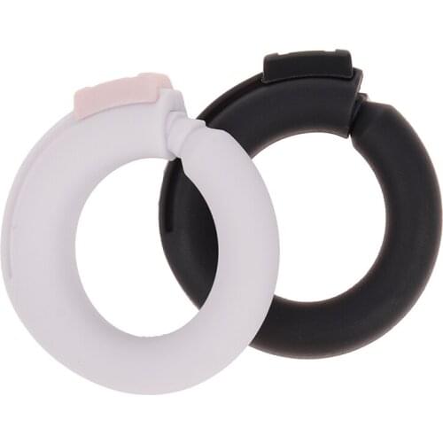 Men Time Delay Penis Ring Pleasure Ring Condom Sleeve Extender Flexible Silicone Cock Rings Male Foreskin Rings Penis Sex Toys