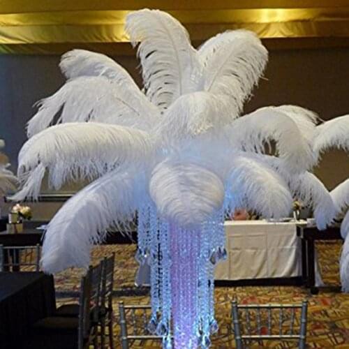 5/10/25 Pcs Soft Feather Costume Party Chandelier Flower Arrangement Family Wedding Decoration