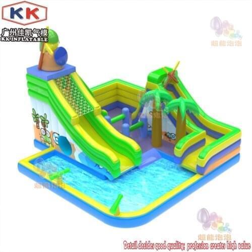 Inflatable Slides Pool For children Inflatable Trampoline Inflatable slide pool combination for sale