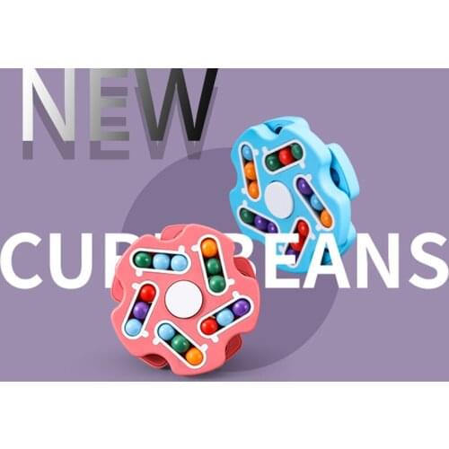 New Fidget Fingertip Toy Antistress Magic Cube Bean Kids Aldult Stress Relief Cube Toy Relieve Decompression Game Childern Gift