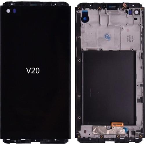 Original 5.7'' 2560 x 1440 For LG V20 VS995 VS996 LS99 LCD Display with Touch Screen Digitizer Assembly With frame Free shipping