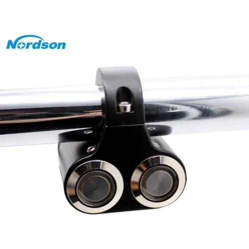 Nordson 22mm Motorcycle Handlebar Switches ATV Scooter Headlight Hazard Brake Fog Light Switch ON-OFF Aluminum With Indicator
