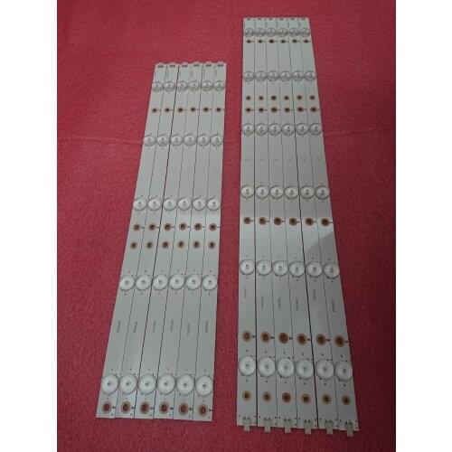12 PCS/set LED Backlight strip For 50PFK4309 50PFK4509 50PFH5300 50pfk4009 500TT26 500TT25 V5 50PFT4509 50PFL6340 50PFL6540