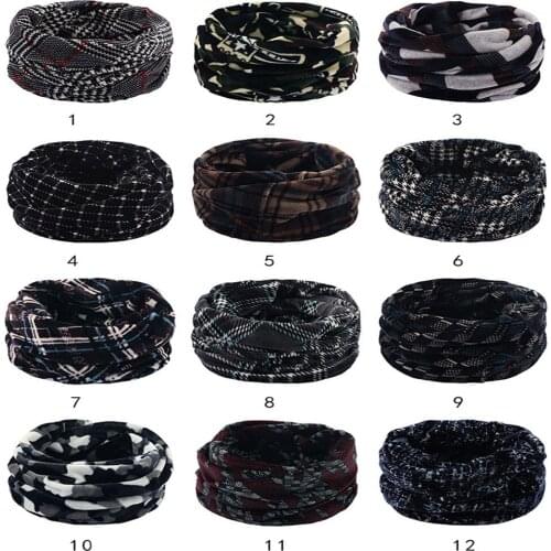 New Winter Outdoor Sport Hiking HeadScarf 28 Styles Unisex Magic Bandanas Men Women Cycling Warm Neck Headband Bib Thickened #20