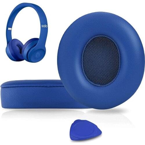 Professional Ear Pads Cushions Replacement, Earpads Compatible with Beats Solo3 Wireless On-Ear Headphones with Soft Protein
