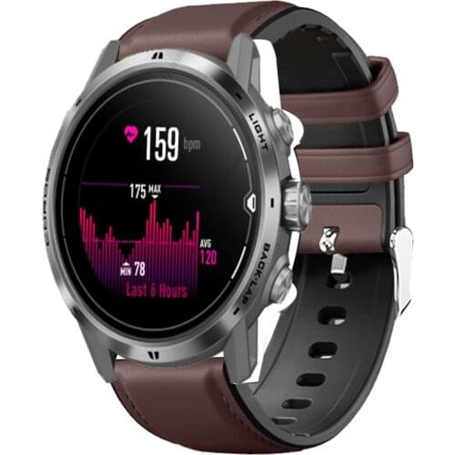 For Coros Pace 2 Pace2 Silicone Leather Watch Strap 20mm 22mm Soft Waterproof Watchband Bracelet For Coros Apex pro 42mm 46mm