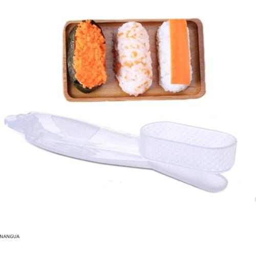 Hand holding sushi mold cake decorating tools Japanese cuisine Food grade making baby rice ball Japanese cuisine rice ball tool